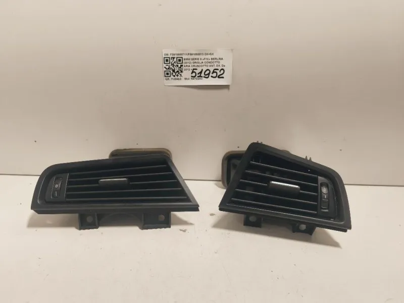 Griglia Condotto ARIA Cruscotto ANT DX F3916688711F591668813 DX+SX Bmw Serie 5 F10 Berlina 2012