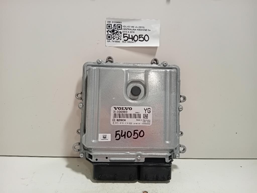 Centralina Iniezione 31336983 Volvo V60 I 2013