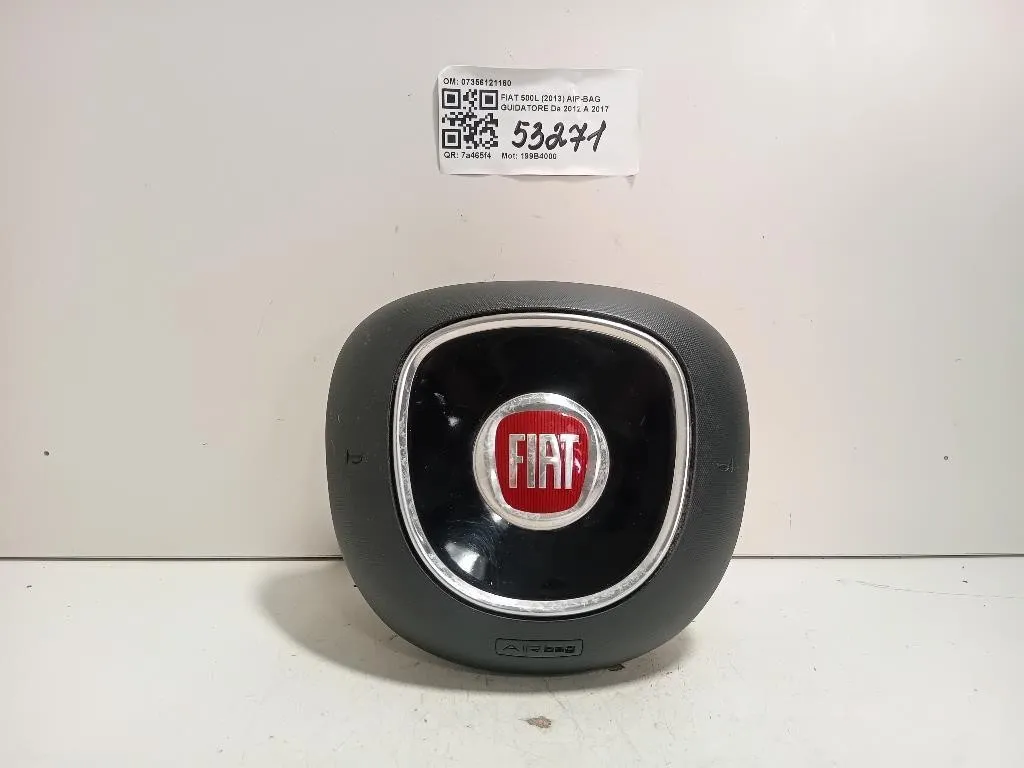 Air-bag Guidatore 07356121160 Fiat 500L 2013