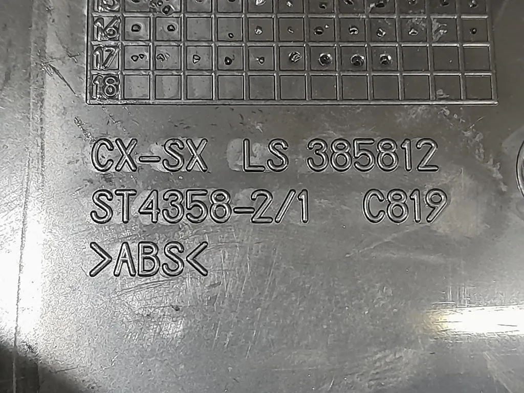 Griglia Condotto ARIA Cruscotto ANT DX LS385800 Citroen Jumper III 2014