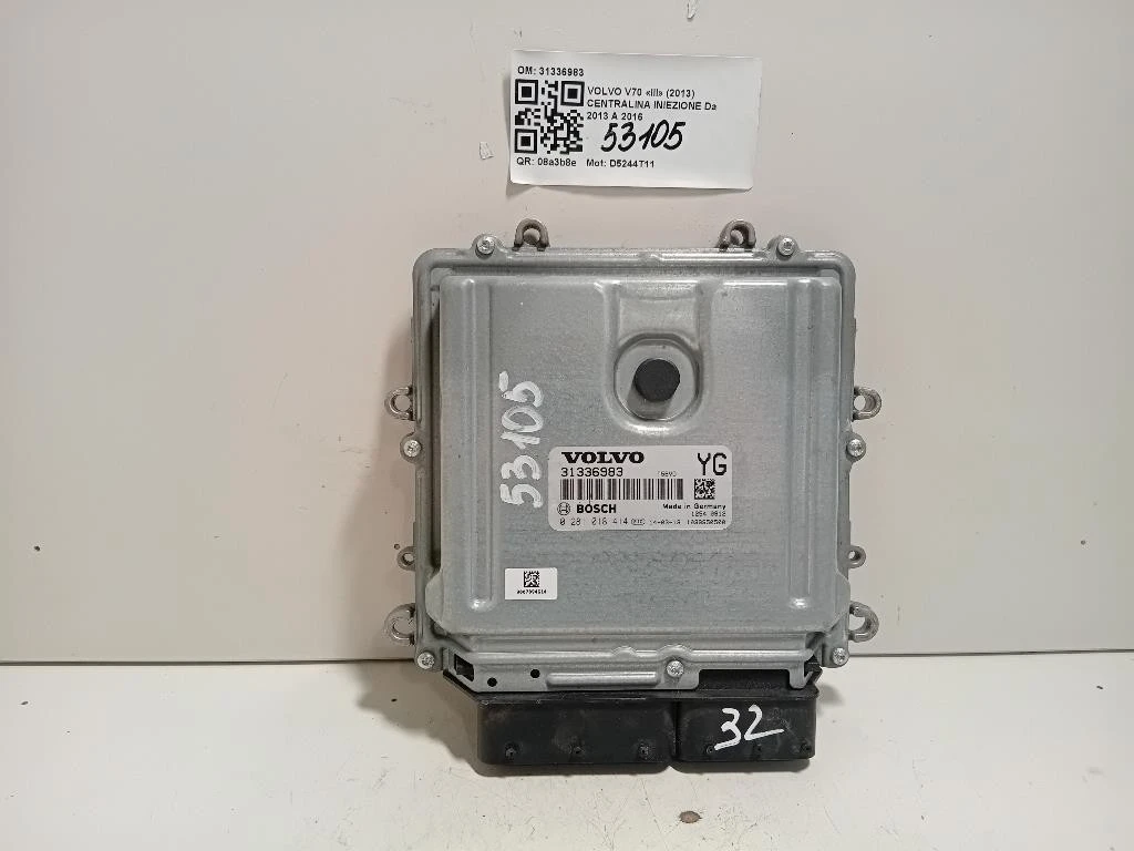Centralina Iniezione 31336983 Volvo V70 III 2013