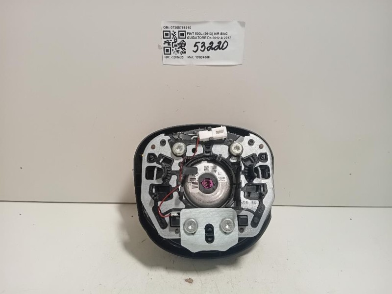 Air-bag Guidatore 07355786510 Fiat 500L 2013