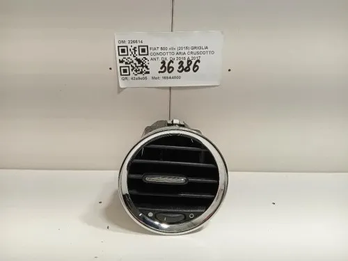 Griglia Condotto ARIA Cruscotto ANT DX 226614 Fiat 500 II 2015