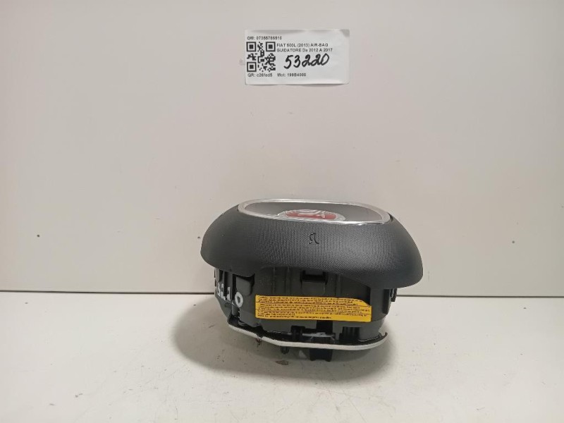 Air-bag Guidatore 07355786510 Fiat 500L 2013
