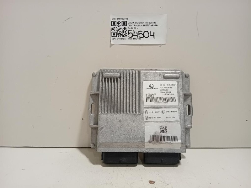 Centralina Iniezione GPL 616000709 Dacia Duster II 2021