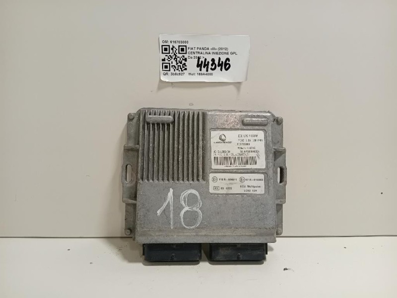 Centralina Iniezione GPL 616703000 Fiat Panda III 2012