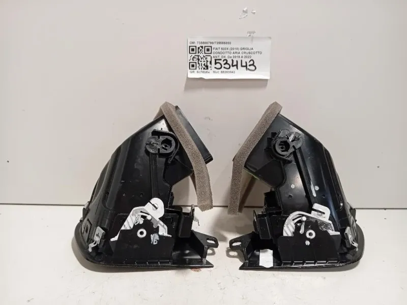 Griglia Condotto ARIA Cruscotto ANT DX 735566799735566800 Fiat 500X 2018