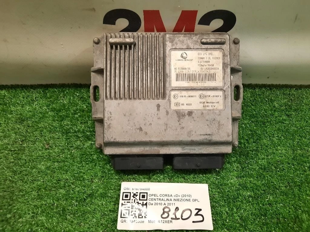 Centralina Iniezione GPL 616794000 Opel Corsa D 2010