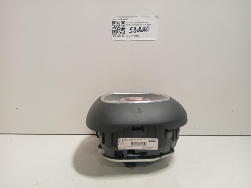 Air-bag Guidatore 07355786510 Fiat 500L 2013
