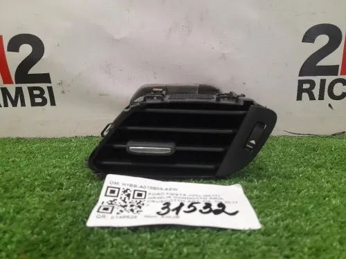 Griglia Condotto ARIA Cruscotto ANT DX H1BB-A018B08-AEW Ford Fiesta VII 2017