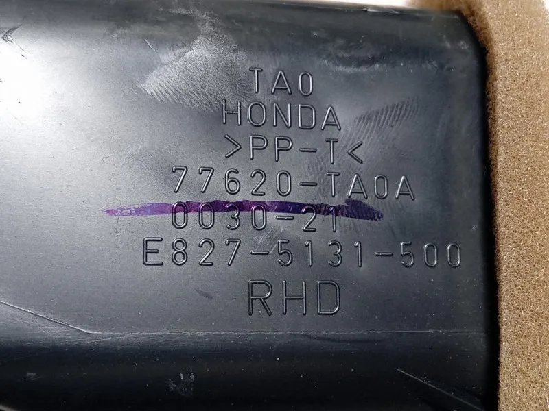 Griglia Condotto ARIA Cruscotto ANT DX 77620-TA0A77630-TA0A DX+SX Honda Accord IX 2009