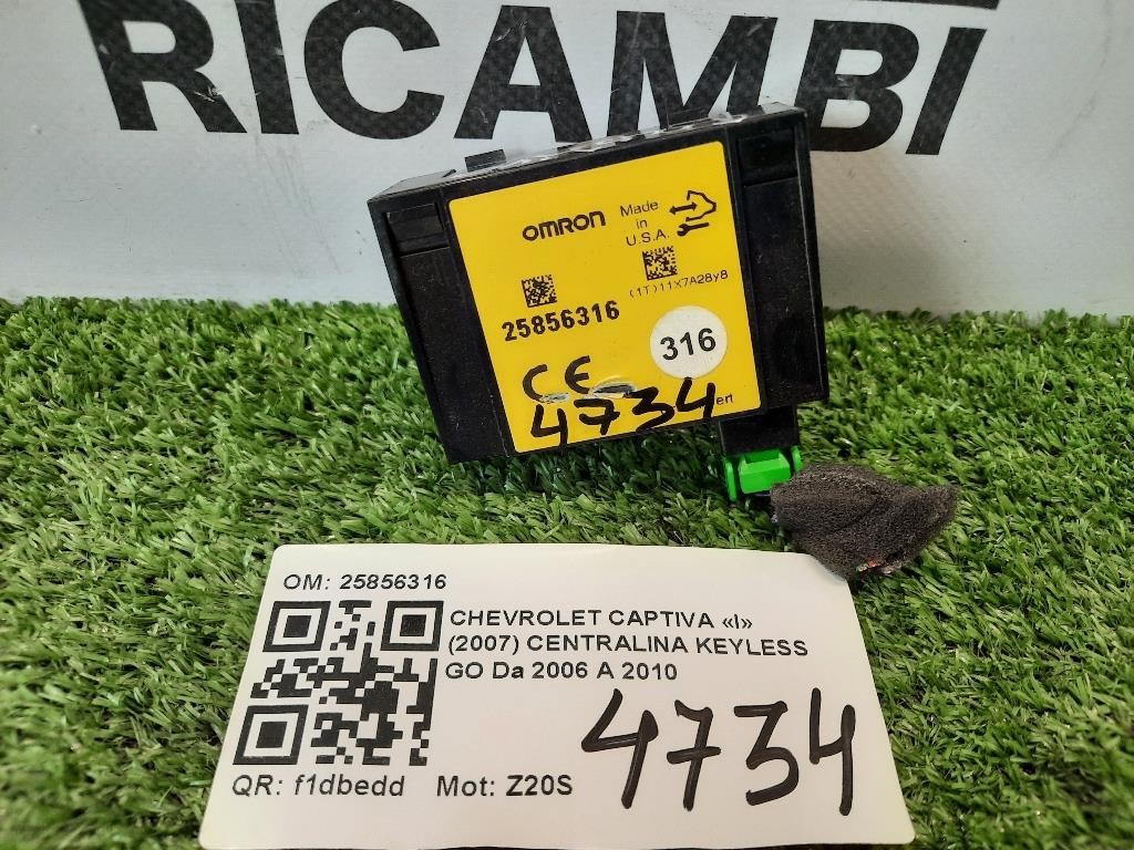 Centralina Keyless GO 25856316 Chevrolet Captiva I 2007