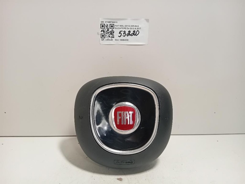 Air-bag Guidatore 07355786510 Fiat 500L 2013