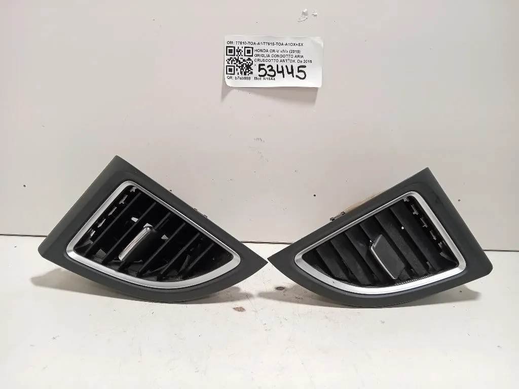 Griglia Condotto ARIA Cruscotto ANT DX 77610-TOA-A177615-TOA-A1DX+SX Honda CR-V IV 2015