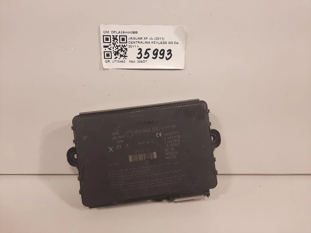 Centralina Keyless GO DPLA19H440BB Jaguar XF I 2011