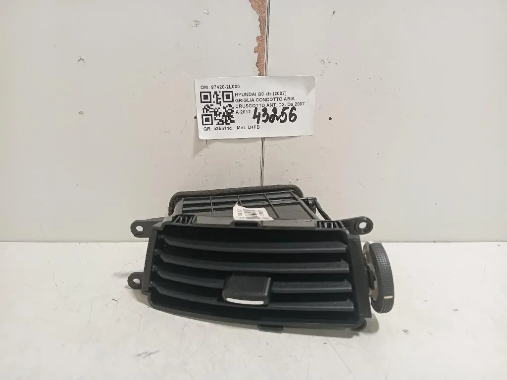 Griglia Condotto ARIA Cruscotto ANT DX 97420-2L000 Hyundai I30 I 2007