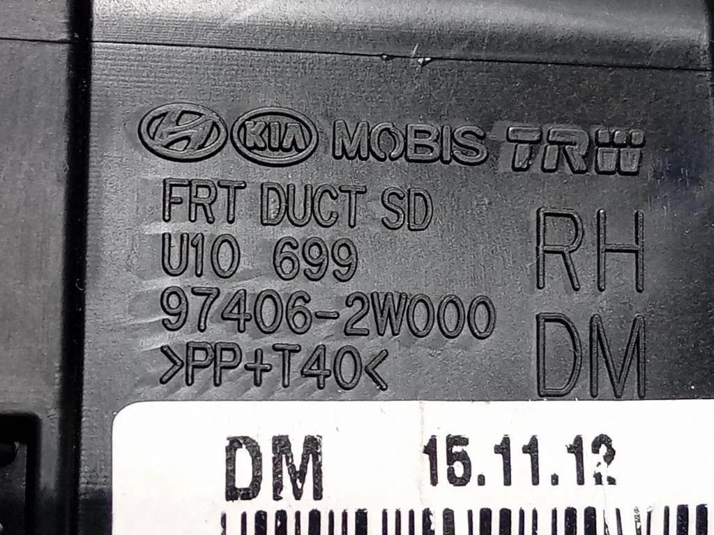 Griglia Condotto ARIA Cruscotto ANT DX 97406-2W000 Hyundai Santa FÉ IV 2015