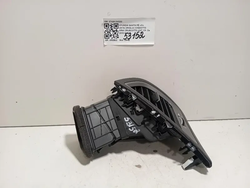 Griglia Condotto ARIA Cruscotto ANT DX 97406-2W000 Hyundai Santa FÉ IV 2015