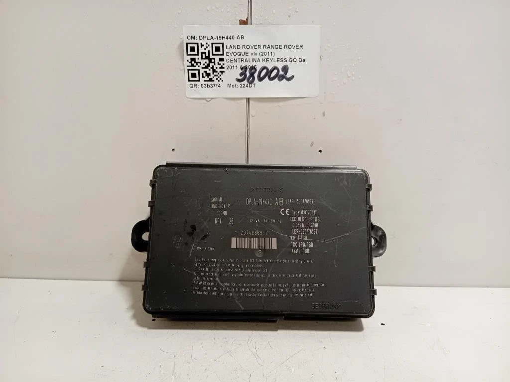 Centralina Keyless GO DPLA19H440AB Land Rover Range Rover Evoque I 2011
