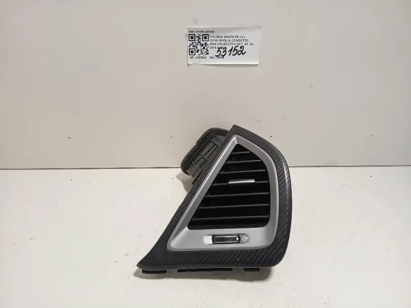 Griglia Condotto ARIA Cruscotto ANT DX 97406-2W000 Hyundai Santa FÉ IV 2015