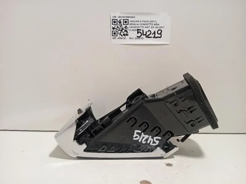 Griglia Condotto ARIA Cruscotto ANT DX J9C3018B08AD Jaguar E-pace 2017