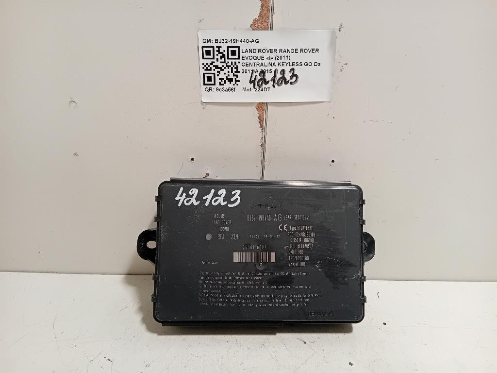 Centralina Keyless GO BJ32-19H440-AG Land Rover Range Rover Evoque I 2011