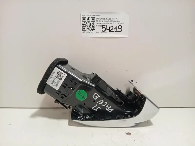 Griglia Condotto ARIA Cruscotto ANT DX J9C3018B08AD Jaguar E-pace 2017
