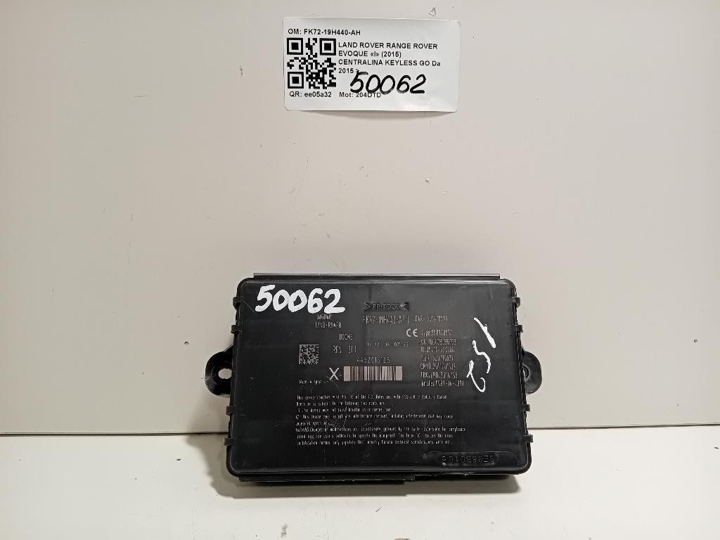 Centralina Keyless GO FK72-19H440-AH Land Rover Range Rover Evoque I 2015