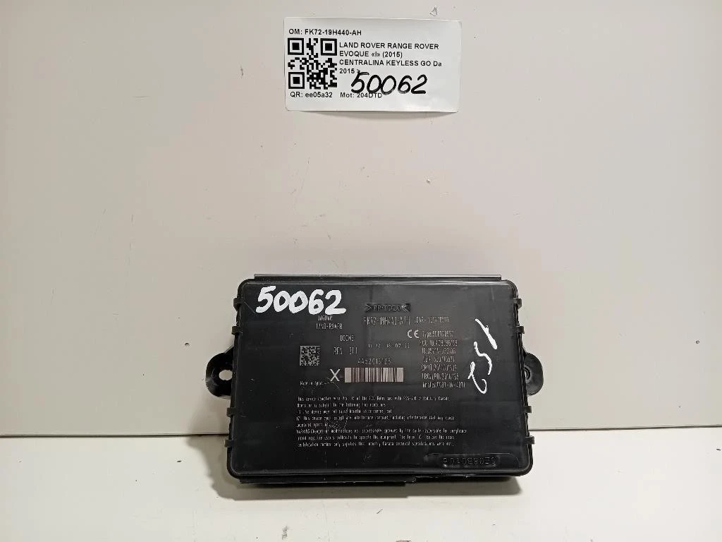 Centralina Keyless GO FK72-19H440-AH Land Rover Range Rover Evoque I 2015