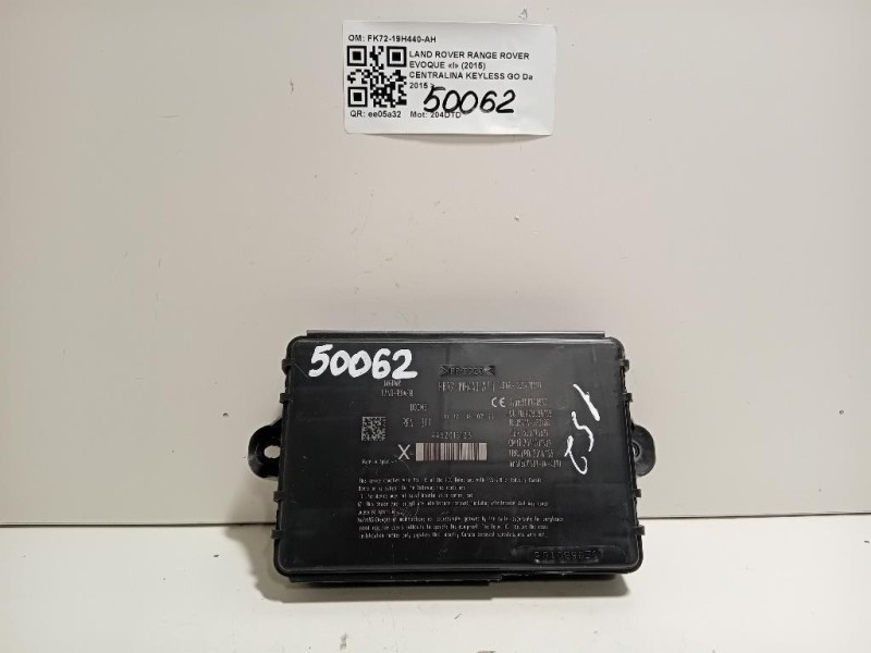 Centralina Keyless GO FK72-19H440-AH Land Rover Range Rover Evoque I 2015