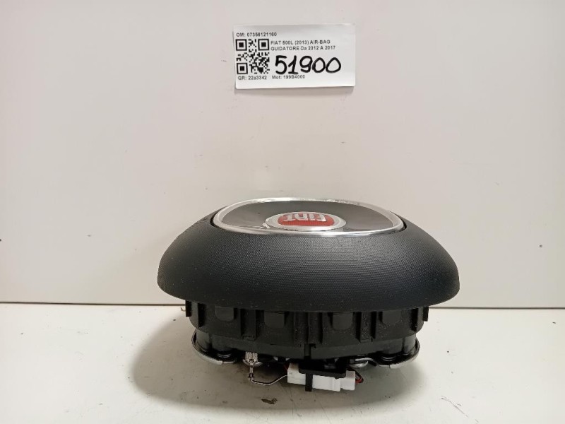Air-bag Guidatore 07356121160 Fiat 500L 2013