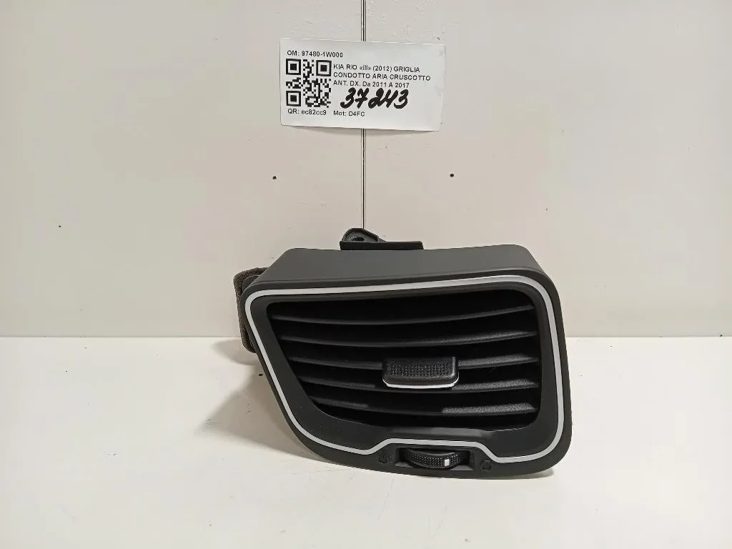 Griglia Condotto ARIA Cruscotto ANT DX 97480-1W000 Kia RIO III 2012