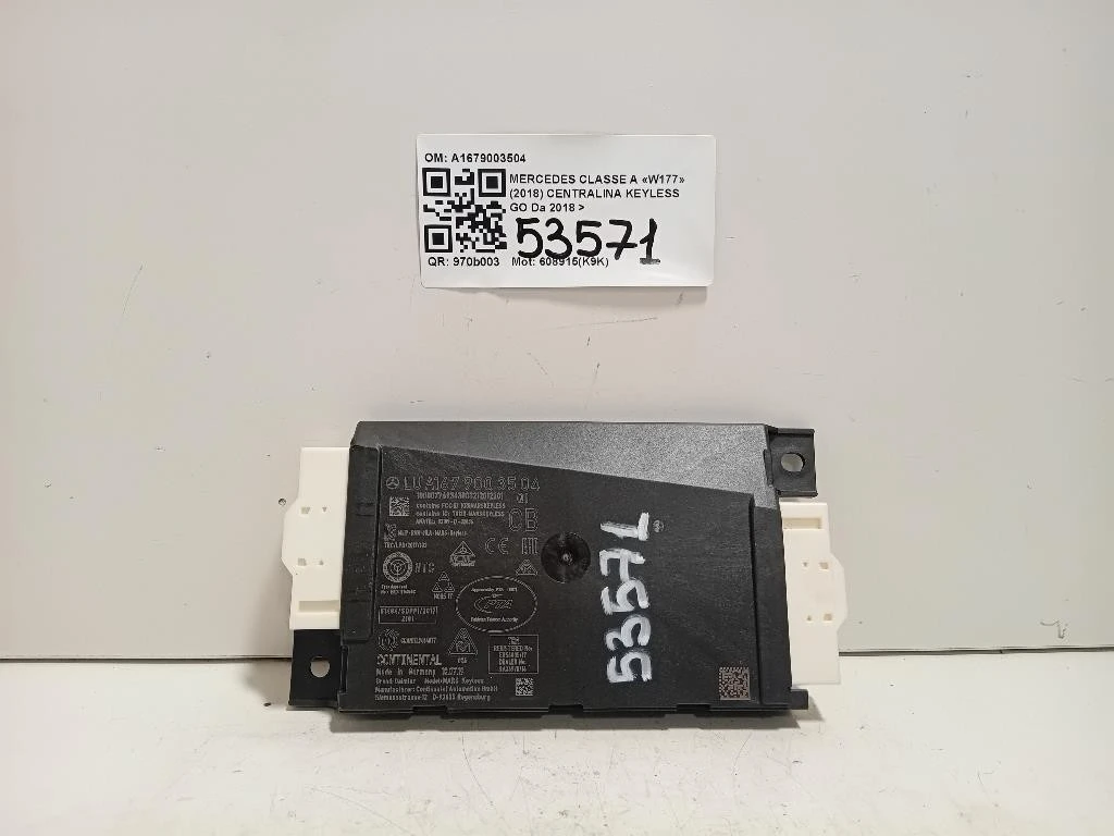 Centralina Keyless GO A1679003504 Mercedes Classe A W177 2018
