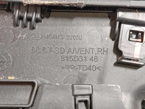 Griglia Condotto ARIA Cruscotto ANT DX H8974-80900 Kia Stonic 2017