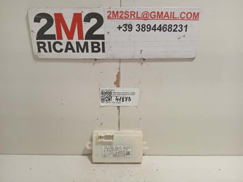 Centralina Keyless GO A2229004213 Mercedes Classe C W205 2014