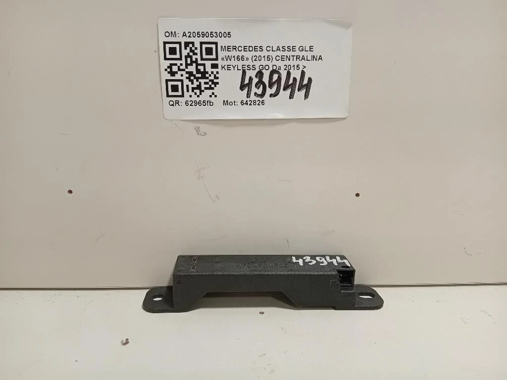 Centralina Keyless GO A2059053005 Mercedes Classe GLE W166 2015