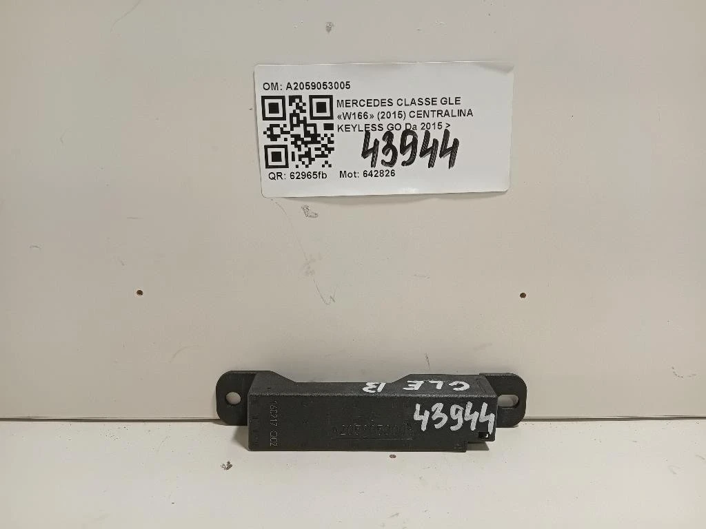 Centralina Keyless GO A2059053005 Mercedes Classe GLE W166 2015