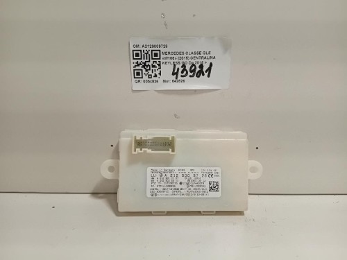 Centralina Keyless GO A2129009729 Mercedes Classe GLE W166 2015