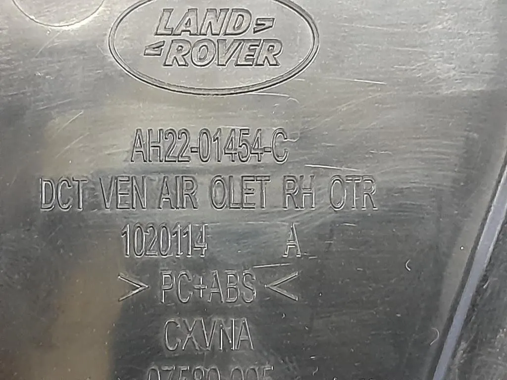 Griglia Condotto ARIA Cruscotto ANT DX AH22-01454C Land Rover Discovery IV 2010