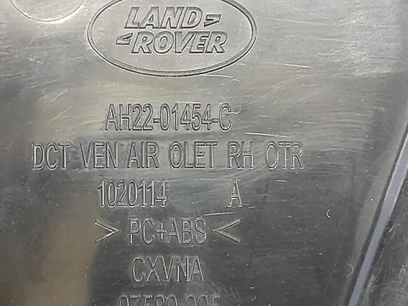 Griglia Condotto ARIA Cruscotto ANT DX AH22-01454C Land Rover Discovery IV 2010
