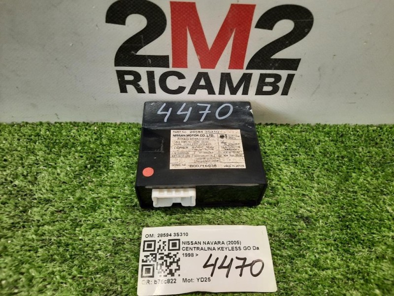 Centralina Keyless GO 28594 3S310 Nissan Navara 2005