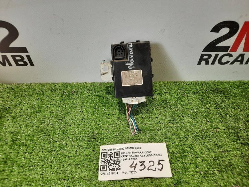 Centralina Keyless GO 28595VJ400 5751878060 Nissan Navara 2005