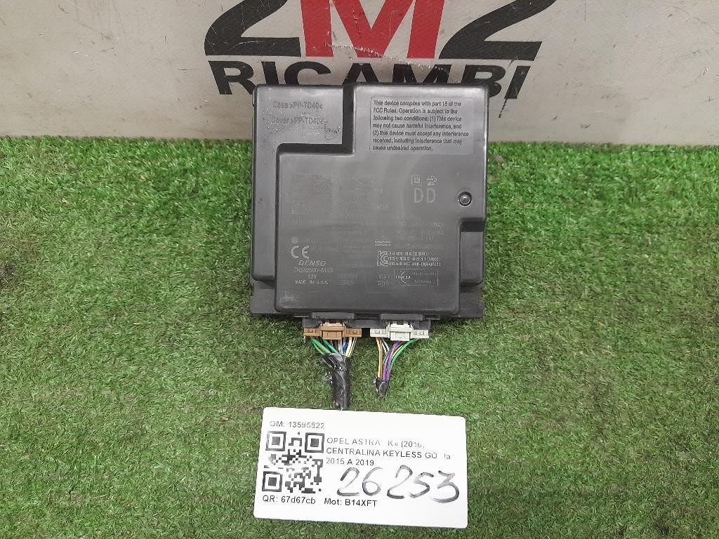 Centralina Keyless GO 13595822 Opel Astra K 2016