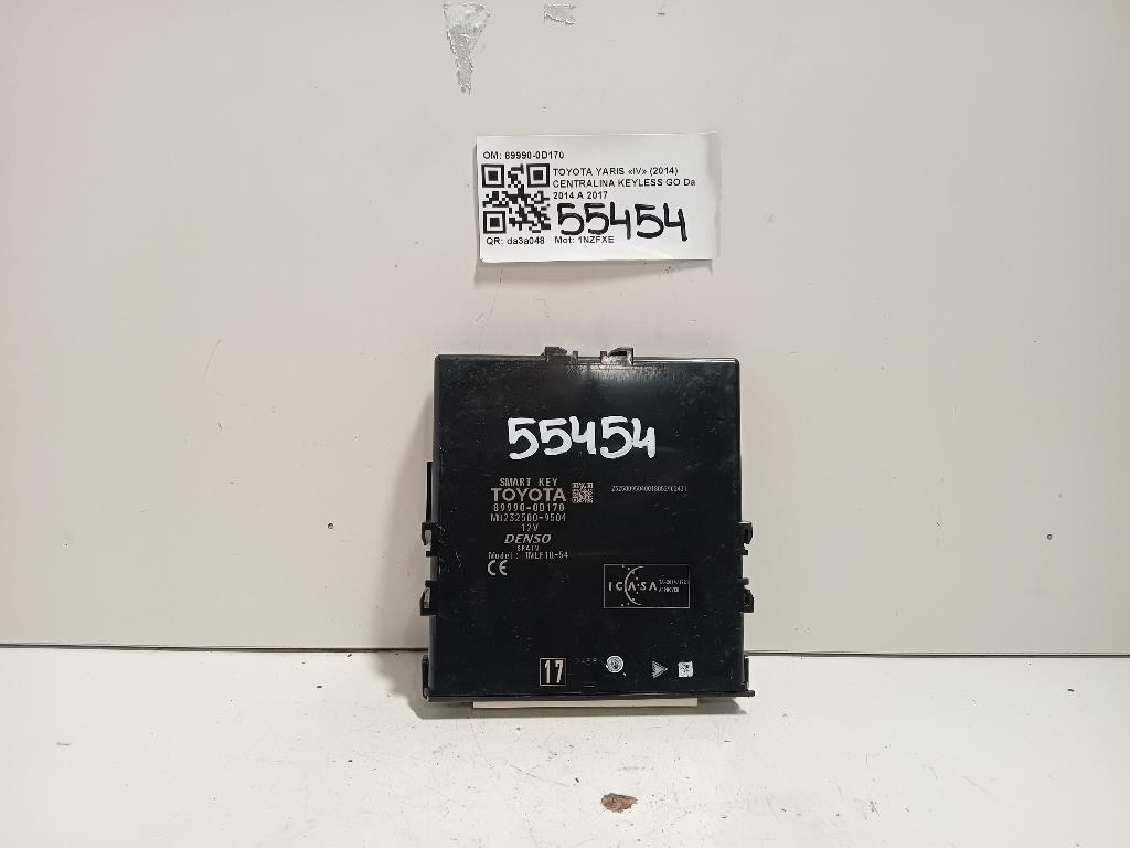 Centralina Keyless GO 89990-0D170 Toyota Yaris IV 2014