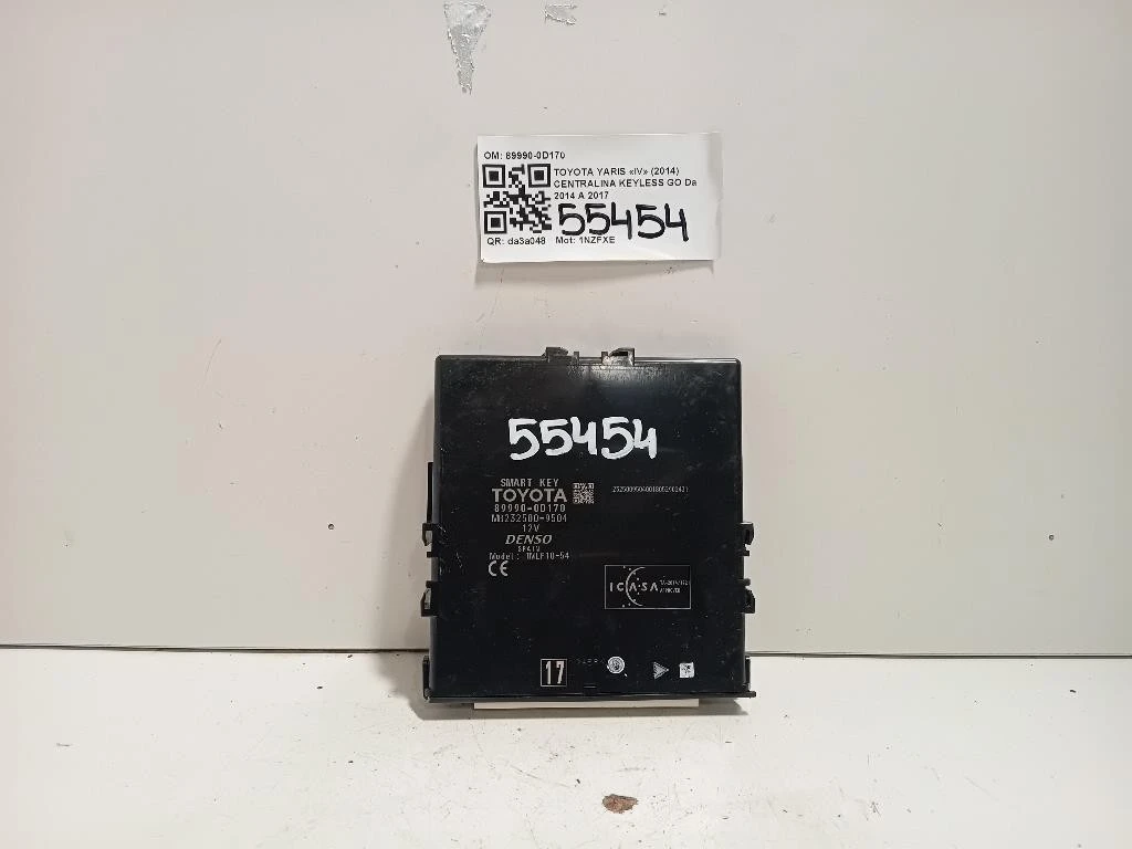 Centralina Keyless GO 89990-0D170 Toyota Yaris IV 2014