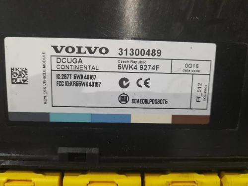 Centralina Keyless GO 31300489 Volvo V50 2004