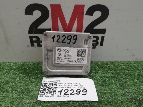 Centralina LED LUCE Diurna ANT DX 4G0907697D Audi Q5 8RB 2012