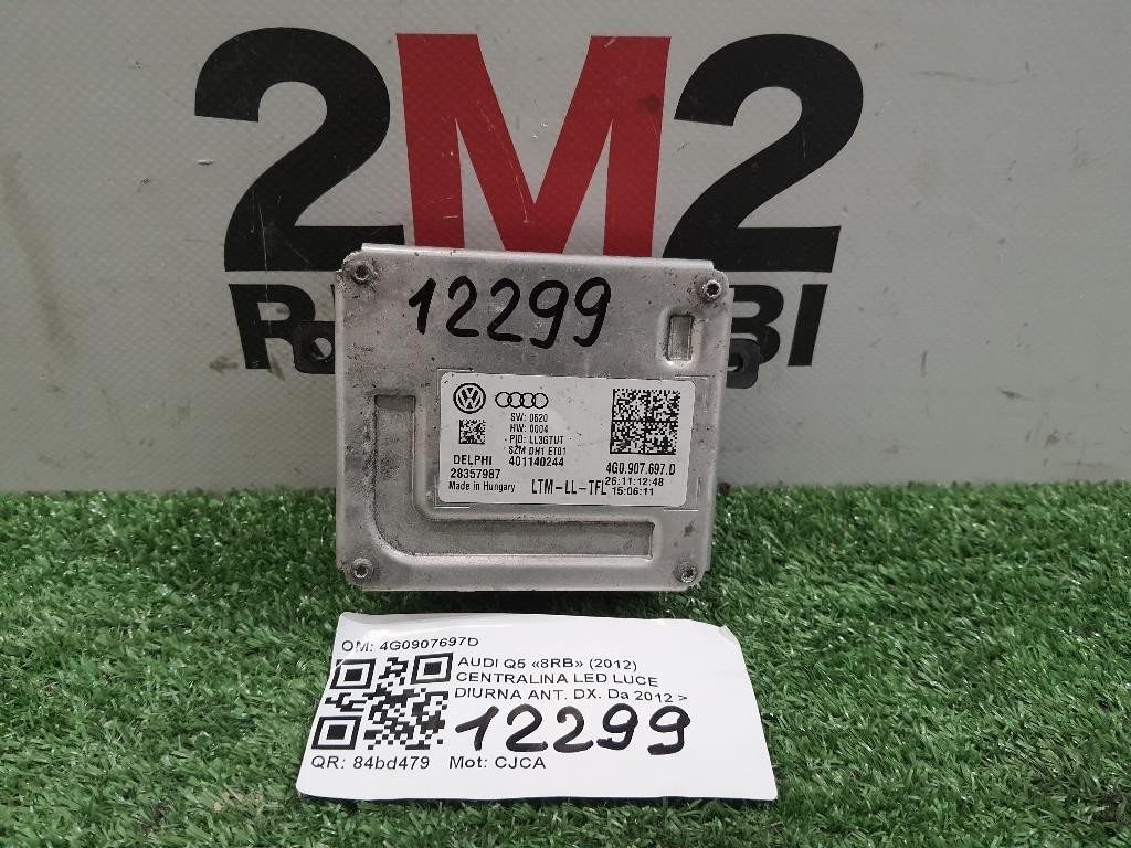 Centralina LED LUCE Diurna ANT DX 4G0907697D Audi Q5 8RB 2012