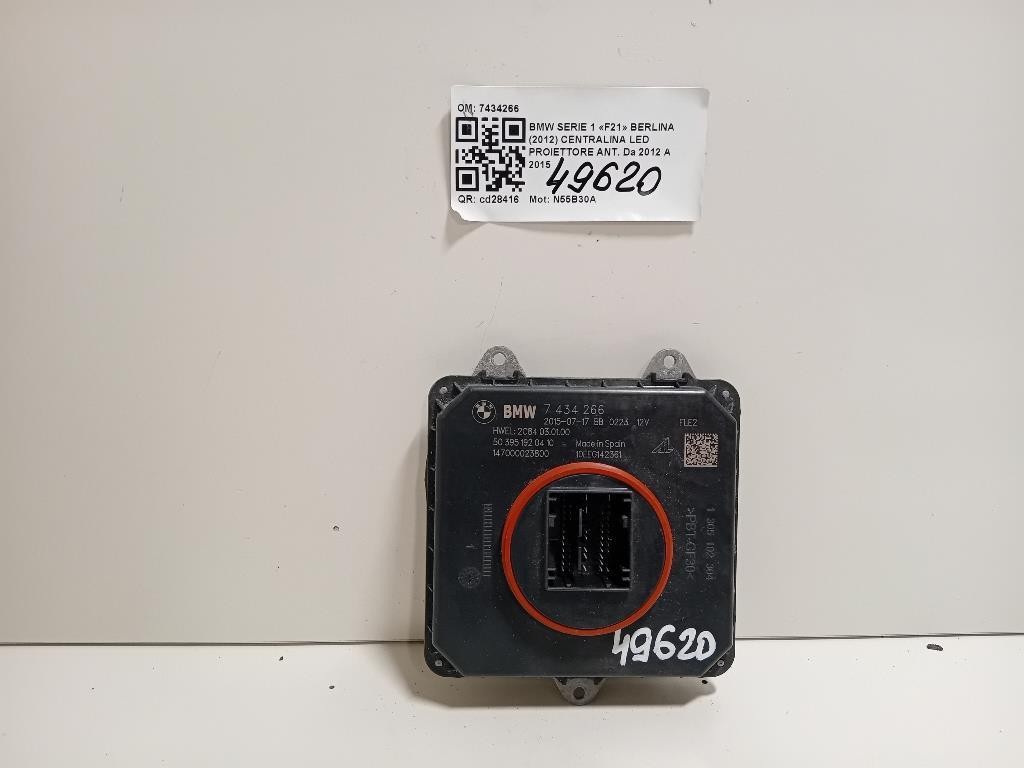 Centralina LED Proiettore ANT 7434266 Bmw Serie 1 F21 Berlina 2012