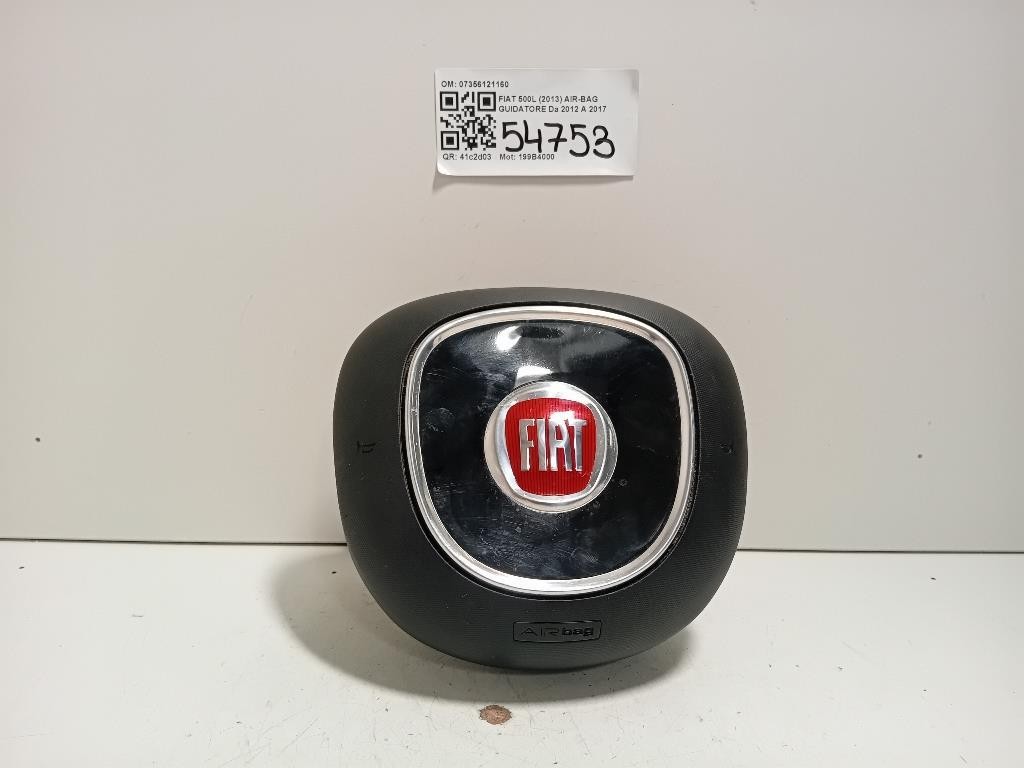 Air-bag Guidatore 07356121160 Fiat 500L 2013